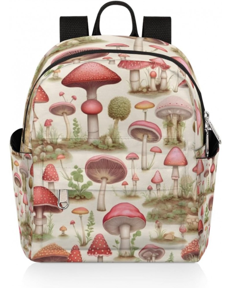 Cute Mushroom Small Backpack for Women Ladies Mini Backpack Travel Casual Backpack Purse Satchel Daypack $16.71 Backpacks