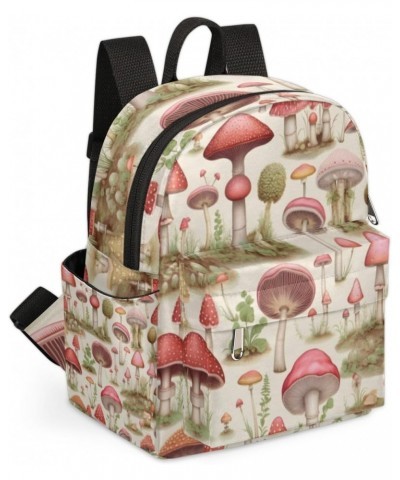 Cute Mushroom Small Backpack for Women Ladies Mini Backpack Travel Casual Backpack Purse Satchel Daypack $16.71 Backpacks