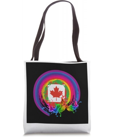 Canada LGBT Flag Gay Pride Rainbow Flag Tote Bag $12.88 Totes