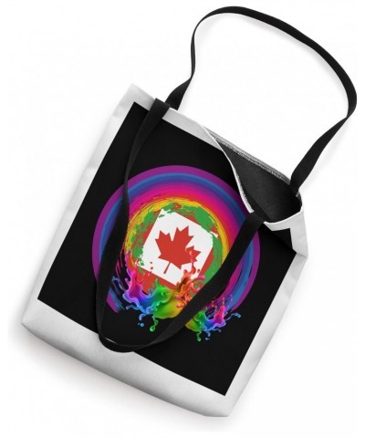 Canada LGBT Flag Gay Pride Rainbow Flag Tote Bag $12.88 Totes