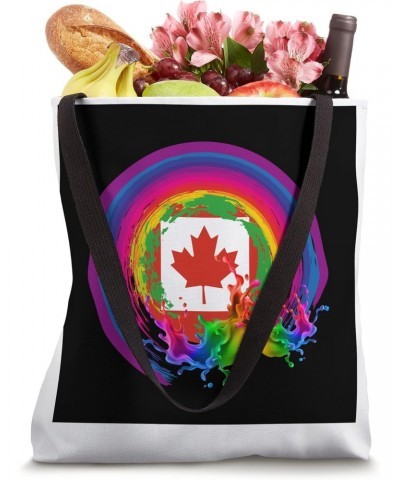 Canada LGBT Flag Gay Pride Rainbow Flag Tote Bag $12.88 Totes