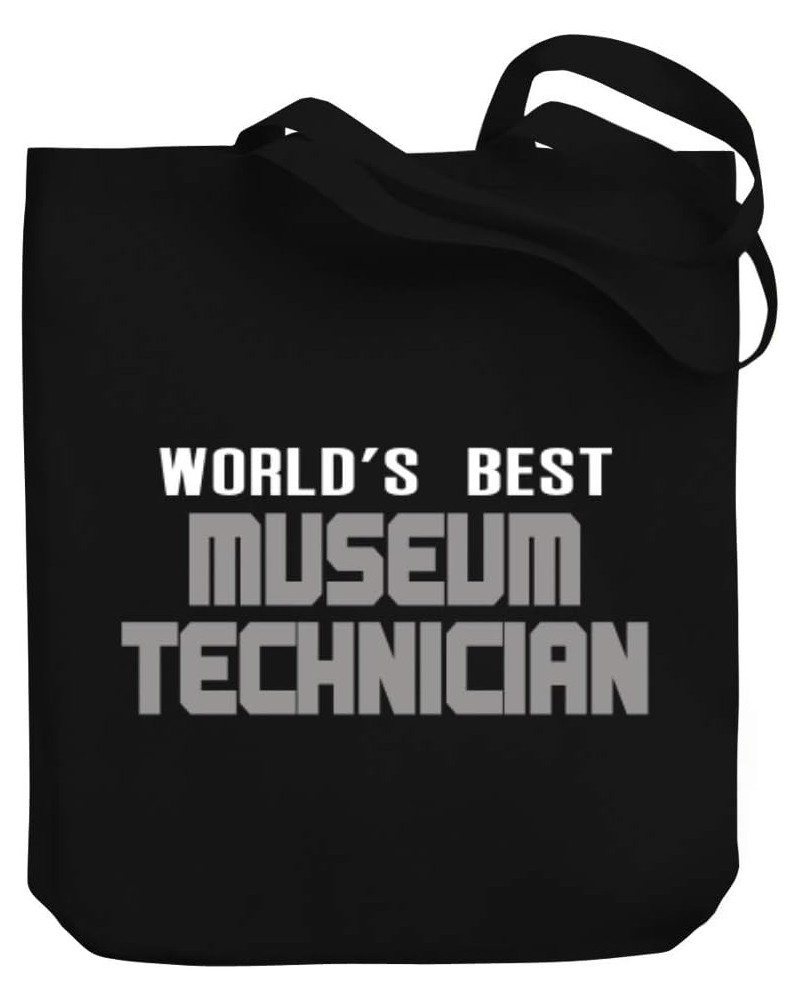 World's best Museum Technician Mechanic Font Canvas Tote Bag 10.5" x 16" x 4 $19.60 Totes