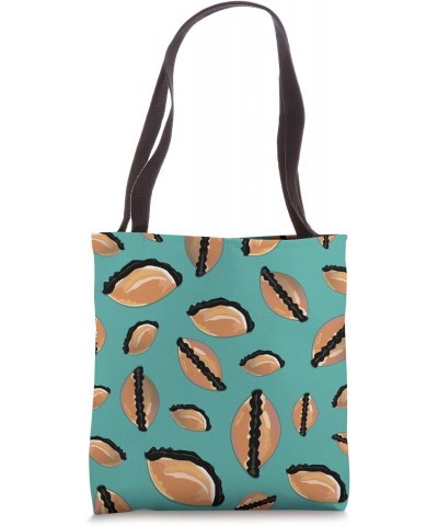 I Love Saltenas Pattern Design Bolivia Foodie Boliviana Teal Tote Bag $11.49 Totes