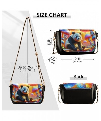 Crossbody Bags for Women Trendy Women's Black Shoulder Bag Small PU Leather Flap Cross Body Bag Handbags Pattern6 $21.31 Cros...