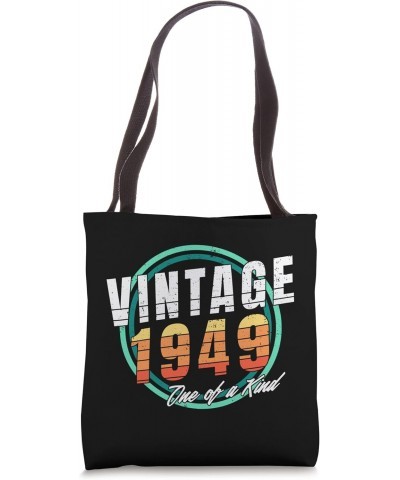 Vintage 1949 Shirt for Men Women 74 Year Old 74th Birthday Tote Bag $11.91 Totes