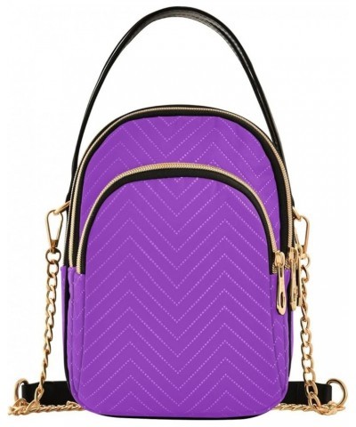 Shoulder Handbags Lightweight Shoulder Side Handbag with Strap Small Crossbody Cell Phone Bag Dark Orchid $11.18 Totes