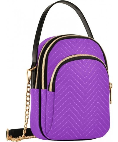 Shoulder Handbags Lightweight Shoulder Side Handbag with Strap Small Crossbody Cell Phone Bag Dark Orchid $11.18 Totes