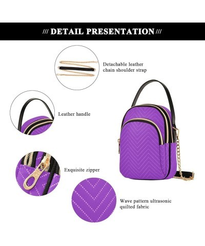 Shoulder Handbags Lightweight Shoulder Side Handbag with Strap Small Crossbody Cell Phone Bag Dark Orchid $11.18 Totes