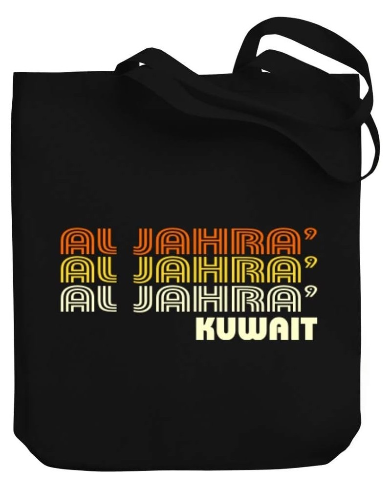 Retro Color Al Jahra' Canvas Tote Bag 10.5" x 16" x 4 $22.79 Totes