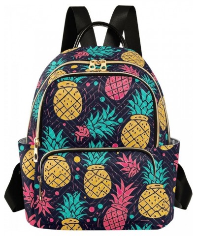 Pineapple Tropical Backpack Purse for Women Small Travel Bag Fashion Daypack M 202a2799 M(11.4"x6.1"x14.17") 202a2799 $23.36 ...