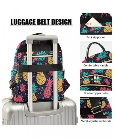 Pineapple Tropical Backpack Purse for Women Small Travel Bag Fashion Daypack M 202a2799 M(11.4"x6.1"x14.17") 202a2799 $23.36 ...