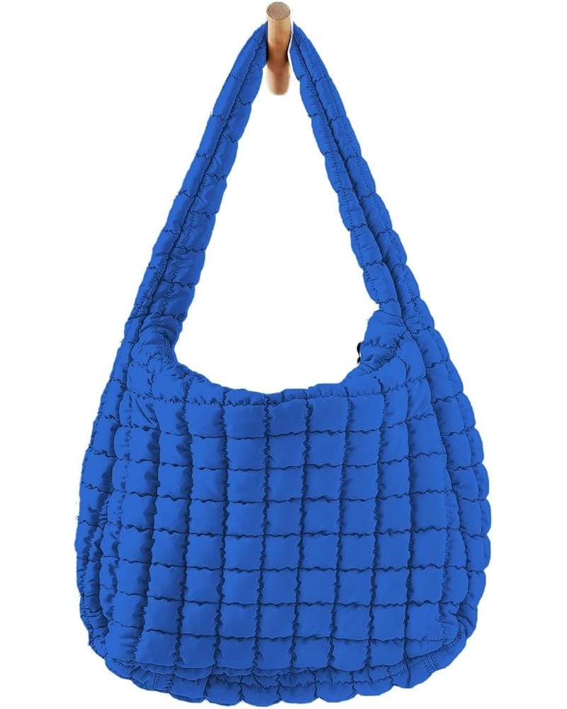 Puffer Bag Puffer Tote Bag Quilted Tote Bag Puffy Tote Bag Puffer Crossbody Bag Quilted Crossbody Bags for Women Dark Blue $1...