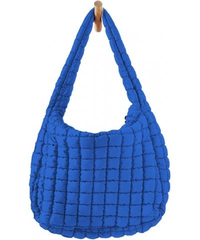 Puffer Bag Puffer Tote Bag Quilted Tote Bag Puffy Tote Bag Puffer Crossbody Bag Quilted Crossbody Bags for Women Dark Blue $1...