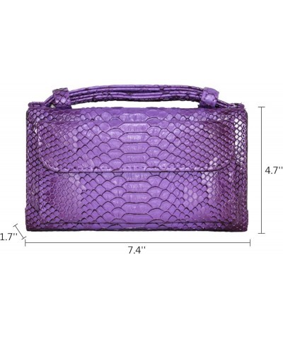 Wallets for Women Crossbody Bag for Ladies Small Shoulder Purse Snakeskin Pattern Handbag Evening Bag Party Bag (Pink) Purple...