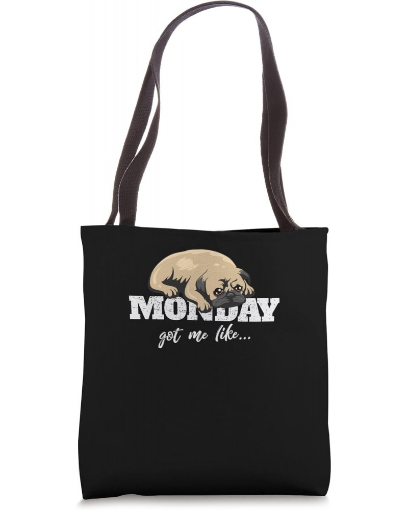 Pug Mops Carlin Dog Breed Tote Bag $11.30 Totes