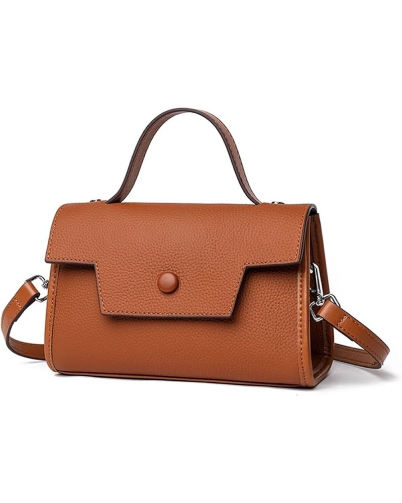 TOP FORWARD Ladies Cow Leather Hand Bags Fashion Small Handbag Women Crossbody Bag Female Shoulder Messenger Bags Brown $29.0...