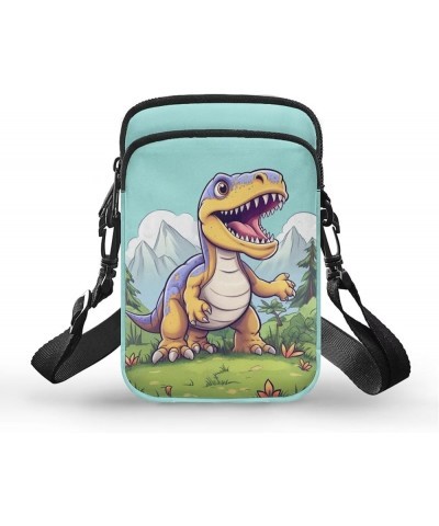 Small Crossbody Purse for Women Kids Shoulder Messenger Bag Dinosaur $10.56 Crossbody Bags