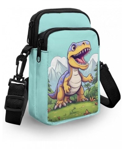 Small Crossbody Purse for Women Kids Shoulder Messenger Bag Dinosaur $10.56 Crossbody Bags