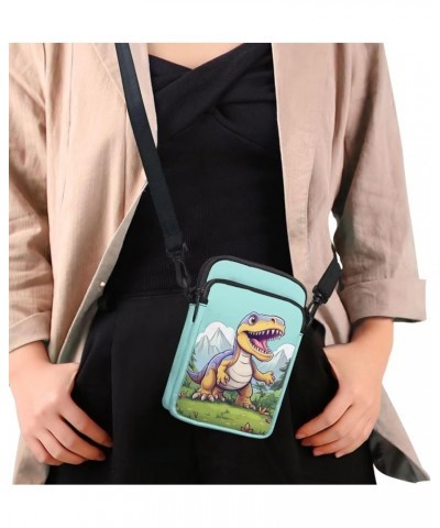 Small Crossbody Purse for Women Kids Shoulder Messenger Bag Dinosaur $10.56 Crossbody Bags