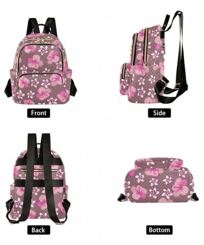 Floral Pattern in Pink Casual Fashion Polyester Travel Rucksack Shoulder Bag Color Medium $17.76 Backpacks