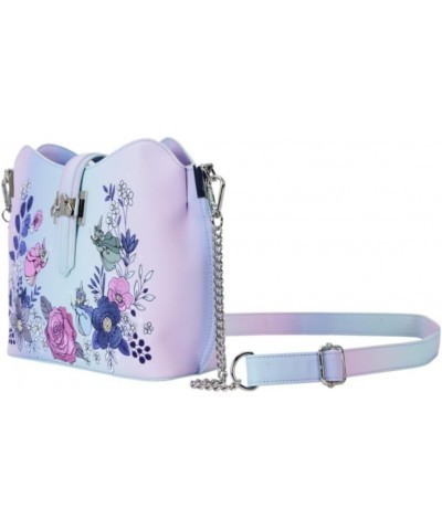 Sleeping Beauty 65th Anniversary Floral Crossbody Bag Disney $32.99 Crossbody Bags