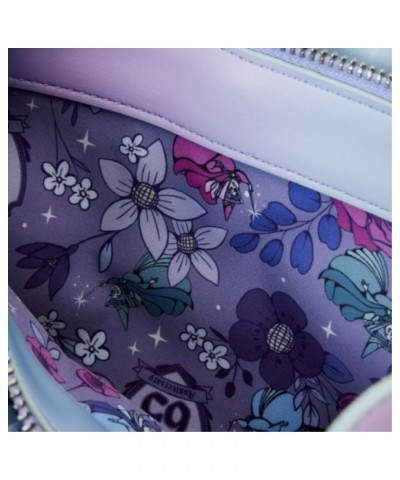 Sleeping Beauty 65th Anniversary Floral Crossbody Bag Disney $32.99 Crossbody Bags