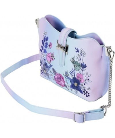 Sleeping Beauty 65th Anniversary Floral Crossbody Bag Disney $32.99 Crossbody Bags