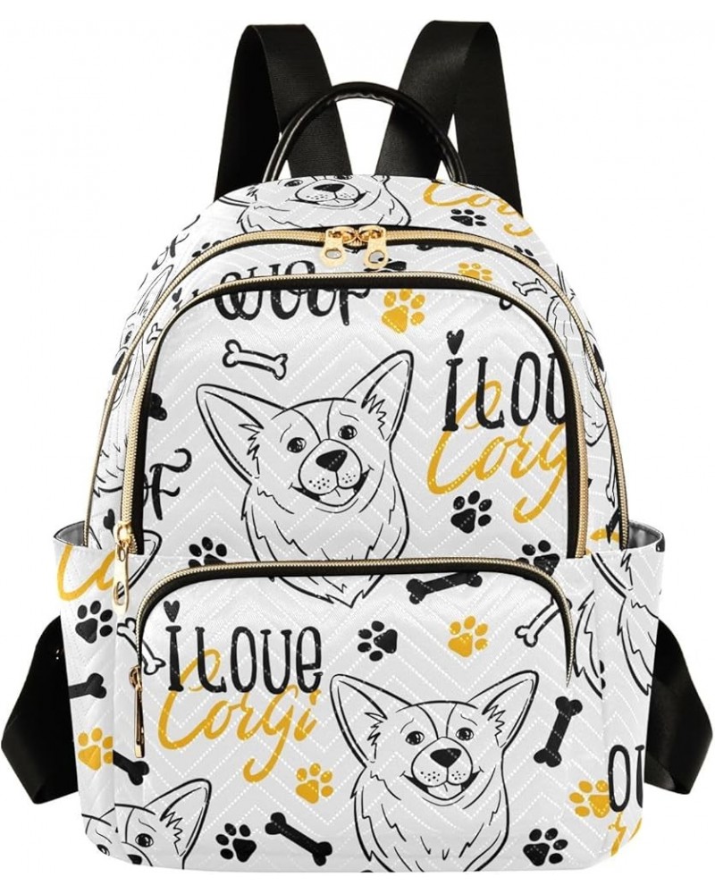 Mini Backpack Purse for Women Lightweight Girls Small Size Funny Dog School Teens College Traveling Medium $13.53 Backpacks