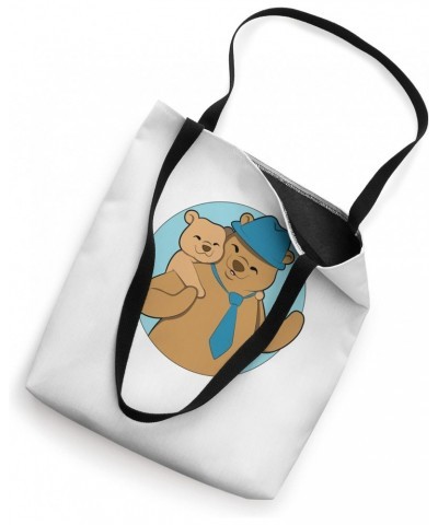 Papa Bear Fathers Day Dad Tote Bag $17.08 Totes