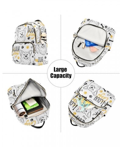 Mini Backpack Purse for Women Lightweight Girls Small Size Funny Dog School Teens College Traveling Medium $13.53 Backpacks