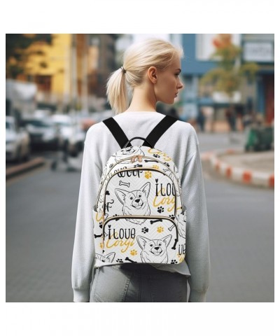 Mini Backpack Purse for Women Lightweight Girls Small Size Funny Dog School Teens College Traveling Medium $13.53 Backpacks