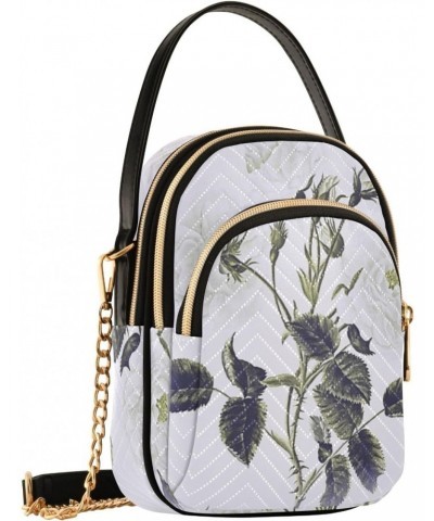 Flowers Crossbody Bags for Women Small Shoulder with Detachable Straps, Trendy Cell Phone Purse Shoulder Handbags for Ladies ...