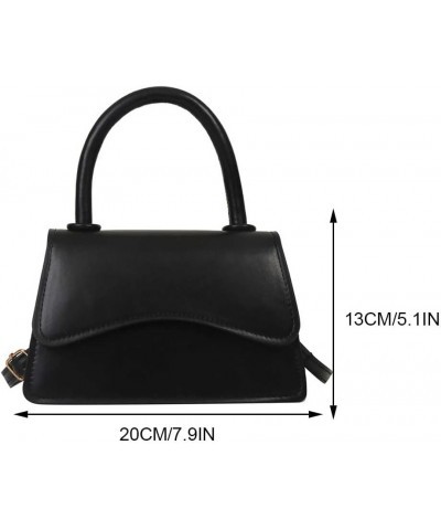 Women Shoulder Satchel Purse PU Leather Flap Evening Bag Versatile Hobo Sling Bag Fashion Tote Bag Fall Winter Purse Black $9...