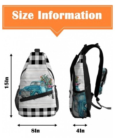 Sling Bag Crossbody Bag for Women Men Summer Lemon Gnomes on Rustic Wooden Grain Waterproof Hiking Backpack Lightweight Chest...