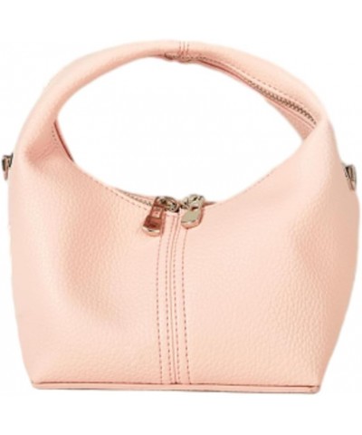 PU Fashion Solid Color Medium Capacity Shoulder Bag Versatile and Simple Women's Crossbody Bag Handbag 2024 Pink $13.62 Shoul...