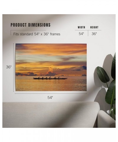 24x36 Inch Giclee Art Print Wall Decor, Guam, Boat and Sunset 36 x 54 Giclee Print $20.50 Travel Gear