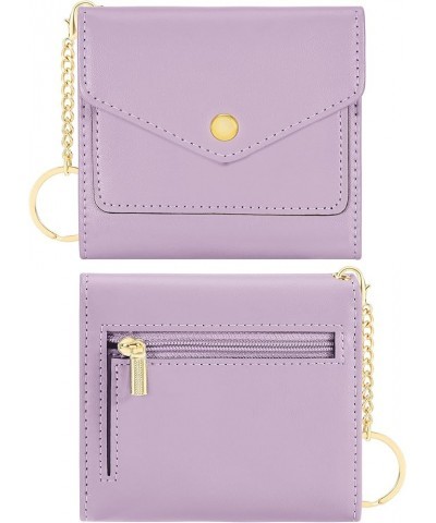 Womens Wallet RFID Blocking Small Wallets Woman Credit Card Holder Trifold Ladies Wallets with Coins Zipper Pocket Purple $8....