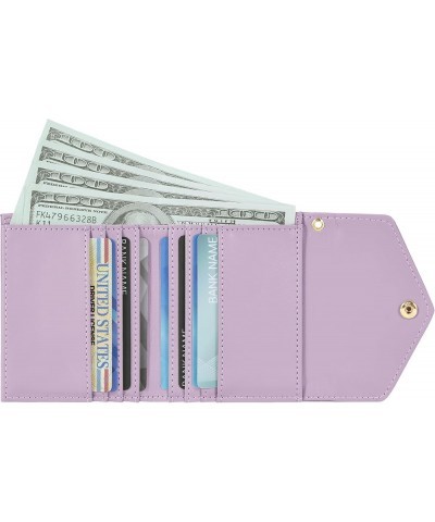 Womens Wallet RFID Blocking Small Wallets Woman Credit Card Holder Trifold Ladies Wallets with Coins Zipper Pocket Purple $8....