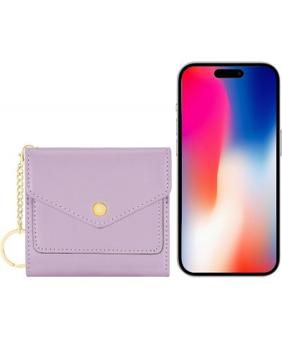 Womens Wallet RFID Blocking Small Wallets Woman Credit Card Holder Trifold Ladies Wallets with Coins Zipper Pocket Purple $8....