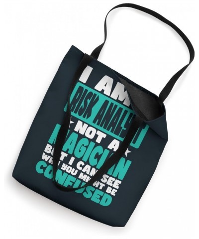 Funny Job Saying for Risk Analyst Tote Bag $12.60 Totes