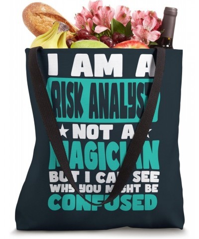 Funny Job Saying for Risk Analyst Tote Bag $12.60 Totes