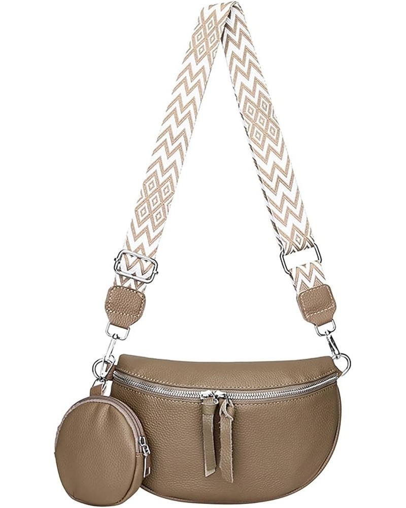 Bags for Office Women Versatile Casual Small And Woven Strap Mother And Child Bag Shoulder Bag (Brown, One Size) Khaki $16.98...