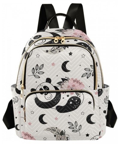 Small Backpack for Women Travel Bag Cute Floral Panda Daypack Purse Fashion Shoulder Bag Rucksack Small A102 $10.66 Backpacks