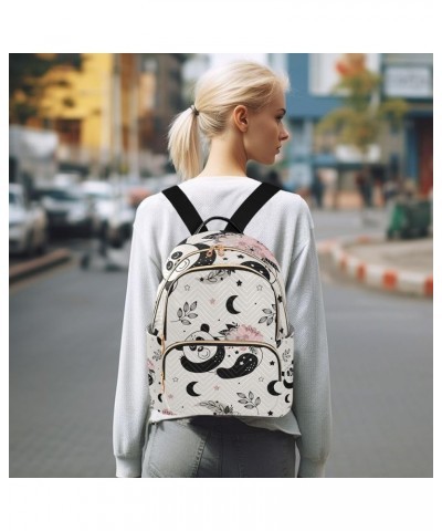 Small Backpack for Women Travel Bag Cute Floral Panda Daypack Purse Fashion Shoulder Bag Rucksack Small A102 $10.66 Backpacks