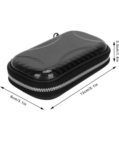 Carbon Fiber Zipper Wallet Multi Purpose Business ID Credit Card Holder Bag, Durable and Stylish, 13x8x3.5cm (Red) Black $31....