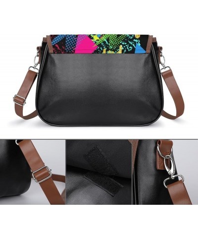 Casual Crossbody Satchel Bag for Women, Lightweight Small PU Leather Shoulder Handbag with Adjustable Strap Style(611) $11.34...