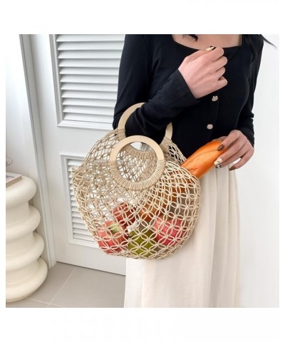 Straw Crossbody Purse Hobo Bags Women Vintage Shoulder Bag Tote Bag Summer Beach Bag Cute Work Travel Top-Handle Bag White $1...