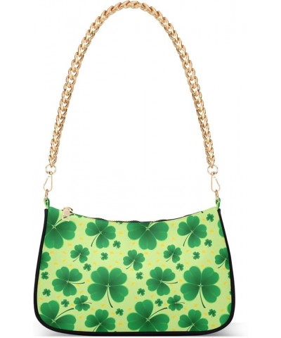 Daisy Flower Women Purses Cute Hobo Designer Clutch Women's Vintage Handbags over the Shoulder Purse Clover Lucky Green $12.9...