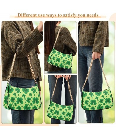 Daisy Flower Women Purses Cute Hobo Designer Clutch Women's Vintage Handbags over the Shoulder Purse Clover Lucky Green $12.9...