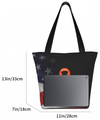 Leukemia Awareness Women'S Casual One Shoulder Carry Shopping Bag Large Capacity Working Storage Handbag $14.35 Shoulder Bags